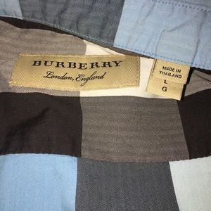 Burberry button up long sleeve
